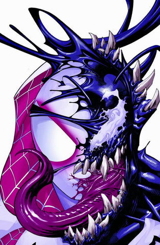 VENOMVERSE #1 SPIDER-GWEN CHRIS STEVENS Virgin Cover D GWENOM